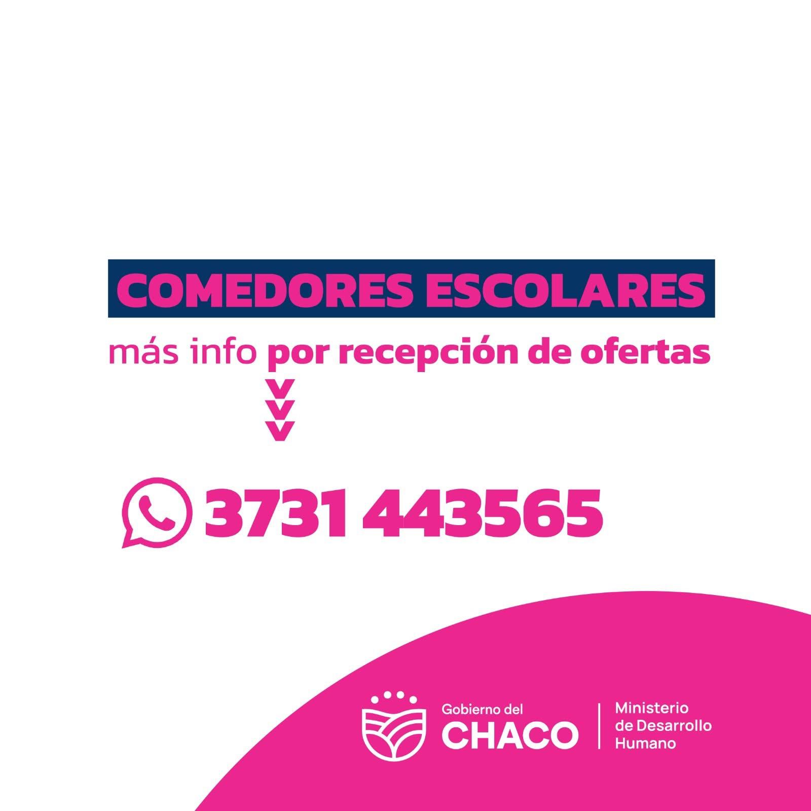 👉 *PRESENTACIÓN DE OFERTAS PARA COMEDORES ESCOLARES*  