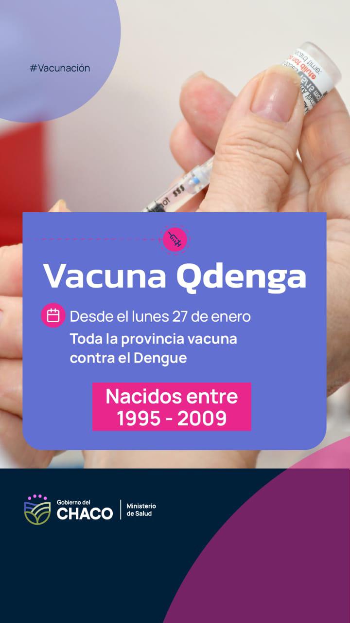 Se extiende la vacunación Qdenga en la provincia 
