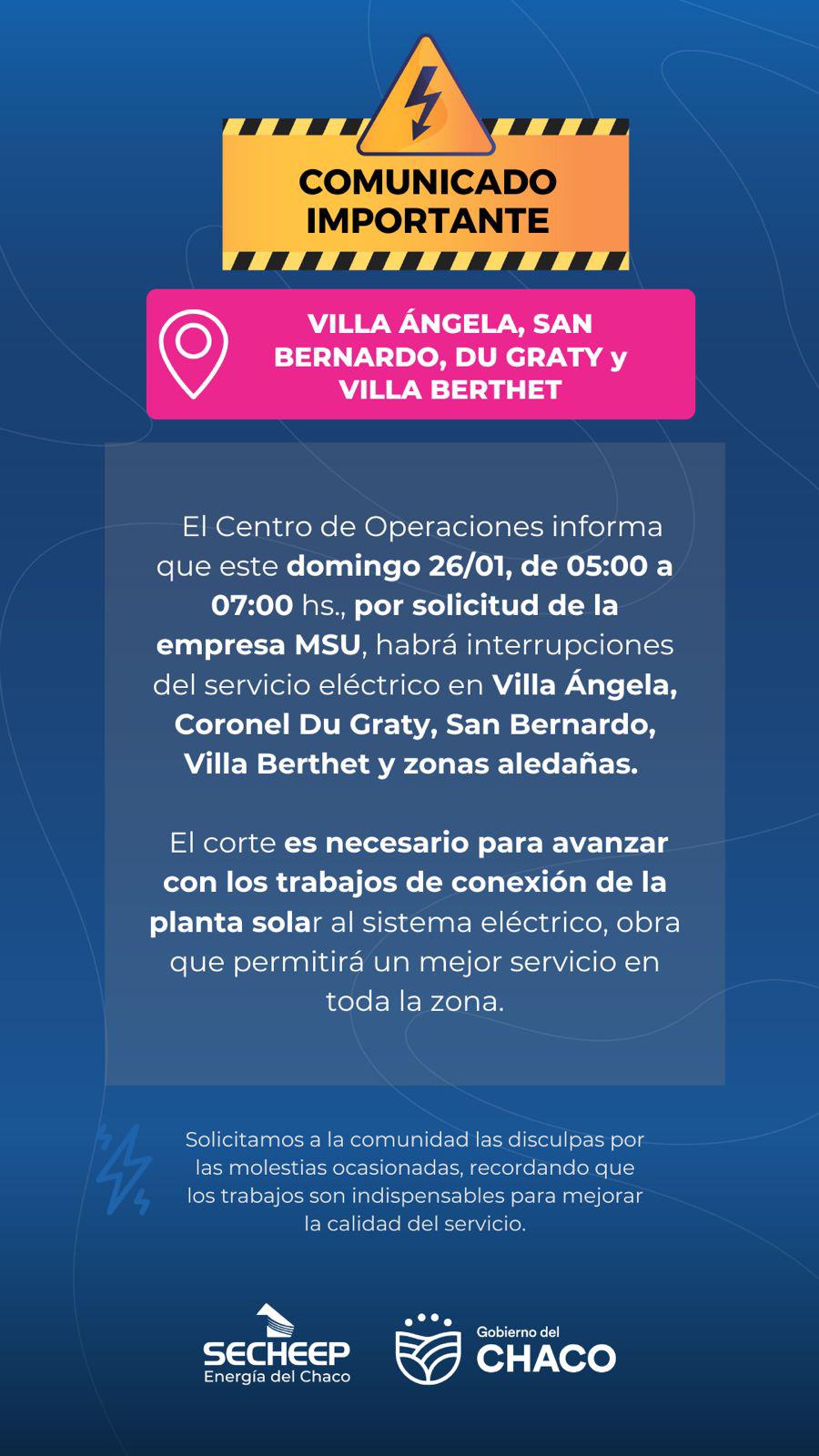 COMUNICADO IMPORTANTE 