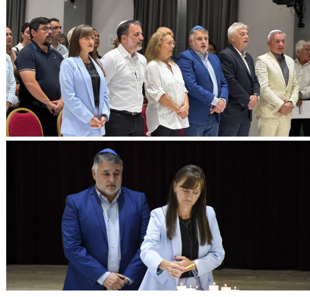 La vicegobernadora Schneider acompaño el acto de conmemoración por el día internacional de las víctimas del holocausto 