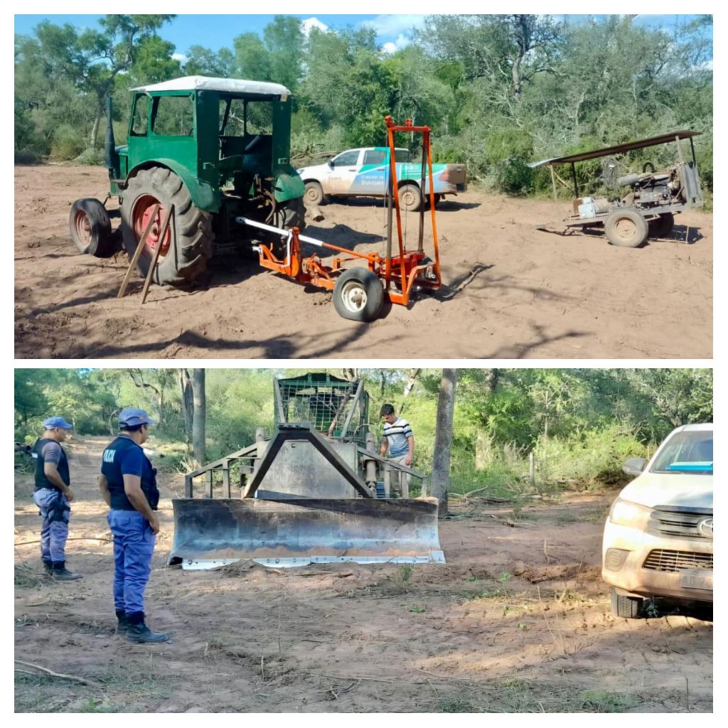 Bosques detectó dos desmontes ilegales en fuerte esperanza y taco pozo