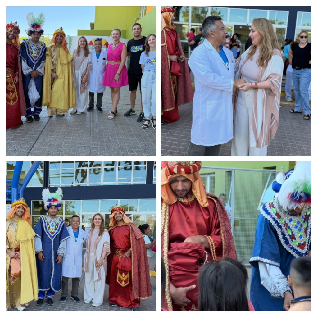 *HOSPITAL PEDIÁTRICO: LOS REYES MAGOS COMPARTIERON UN MOMENTO DE ESPERANZA CON LAS FAMILIAS*