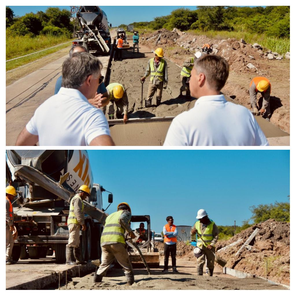 *EL GOBERNADOR ZDERO SUPERVISO LAS OBRAS DE BACHEOS Y MANTENIMIENTO EN LA RUYA PROVINCIAL N° 1 *