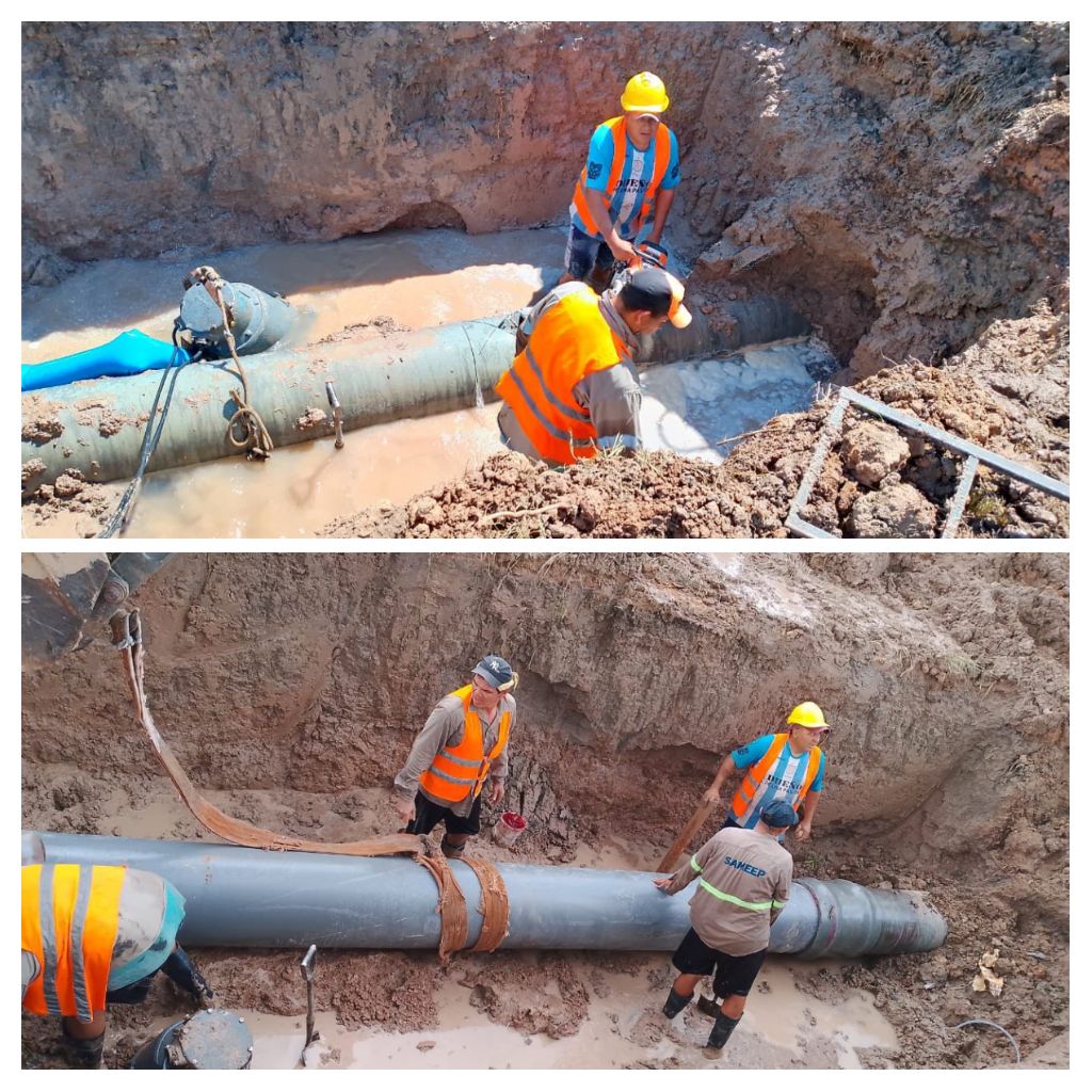 *SAMEEP REPARO EL ACUEDUCTO NORTE Y SE RESTABLECE EL SERVICIO DE AGUA POTABLE*