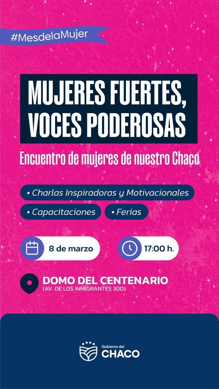 ESTE SÁBADO 8: INVITACIÓN AL DÍA INTERNACIONAL DE LA MUJER EN EL DOMO DEL CENTENARIO