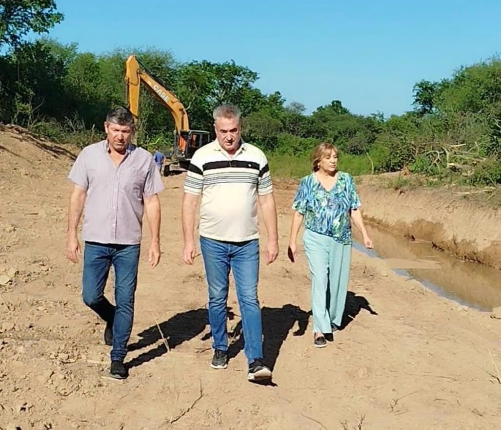 Finalizó la canalización del rio bermejo y se espera el desborde anual para abastecer a  productores rurales 