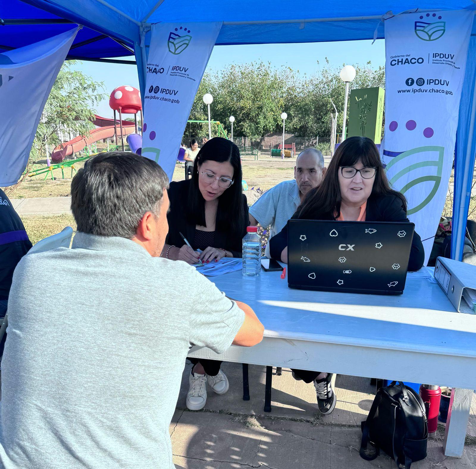 EL INSTITUTO DE VIVIENDA REALIZÓ OPERATIVOS EN EL INTERIOR Y EN RESISTENCIA 