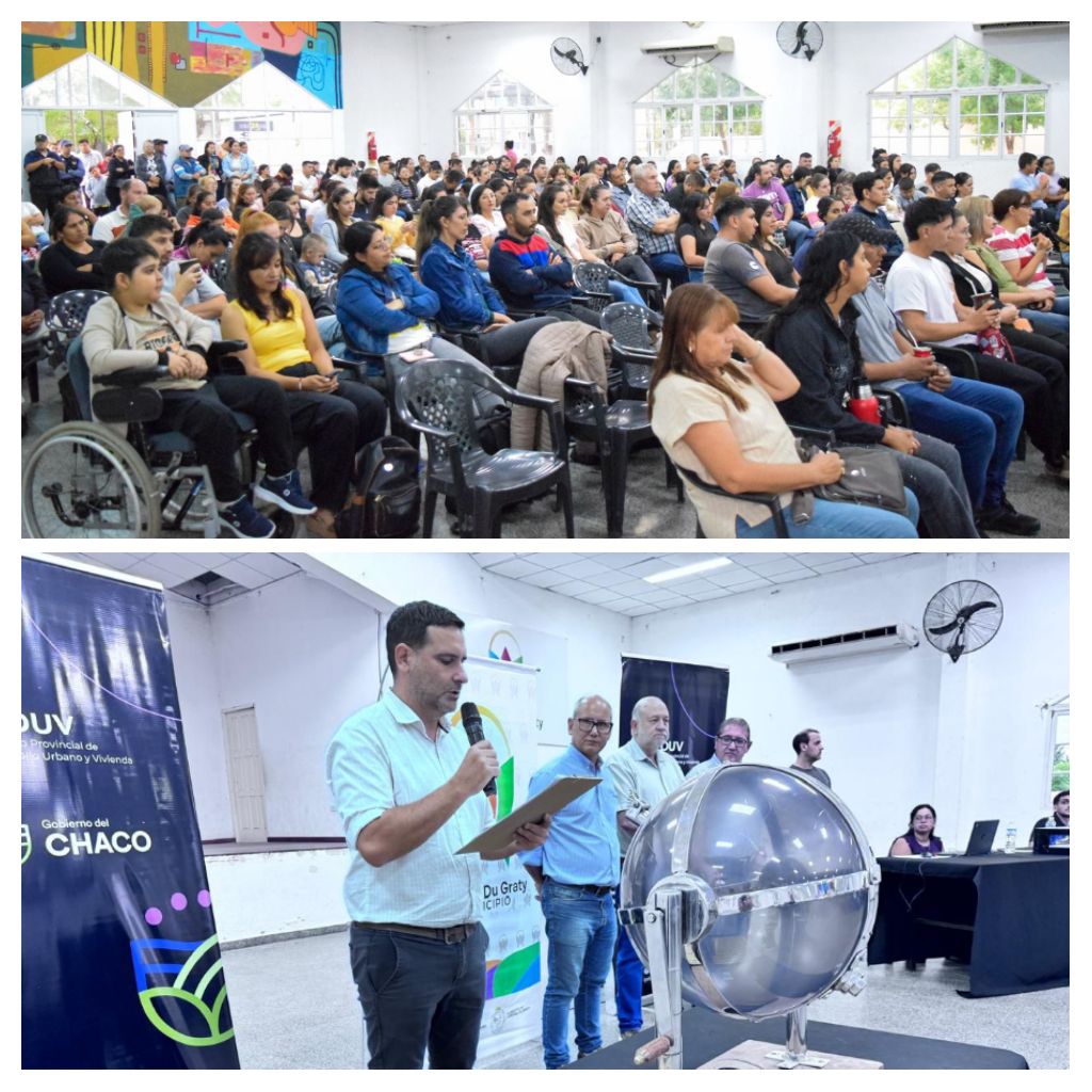 *EL IPDUV REALIZ&Oacute; EL SORTEO P&Uacute;BLICO DE VIVIENDAS EN CORONEL DU GRATY*  