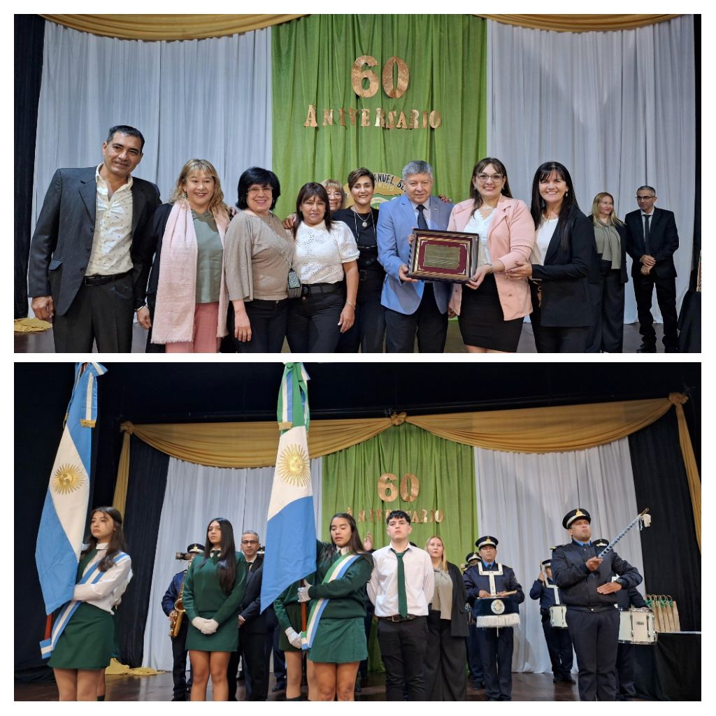 GRAL. SAN MARTÍN: EL GOBIERNO PROVINCIAL ACOMPAÑÓ LOS FESTEJOS POR EL 60° ANIVERSARIO DE LA EES  N° 47
