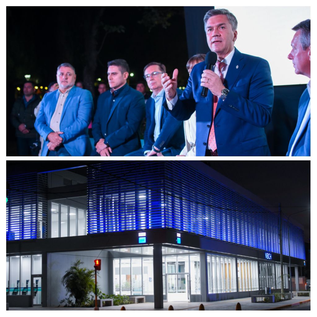 CHARATA: EL GOBERNADOR ZDERO INAUGURÓ LA FLAMANTE SUCURSAL DEL NUEVO BANCO DEL CHACO 