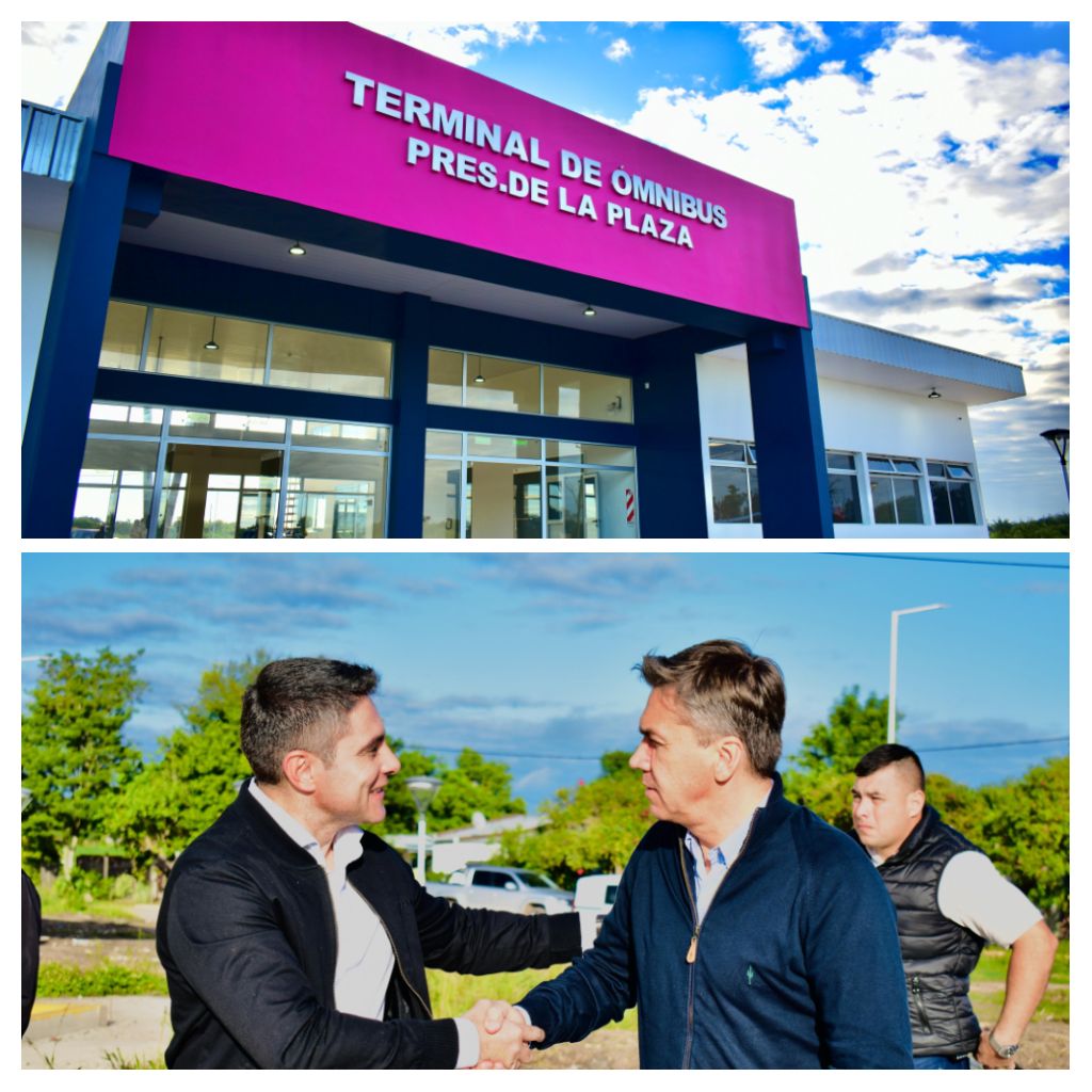 PRESIDENCIA DE LA PLAZA: EL GOBERNADOR ZDERO CONSTATÓ LA OBRA REACTIVADA DE LA NUEVA TERMINAL QUE ESTÁ PRÓXIMA A INAUGURARSE