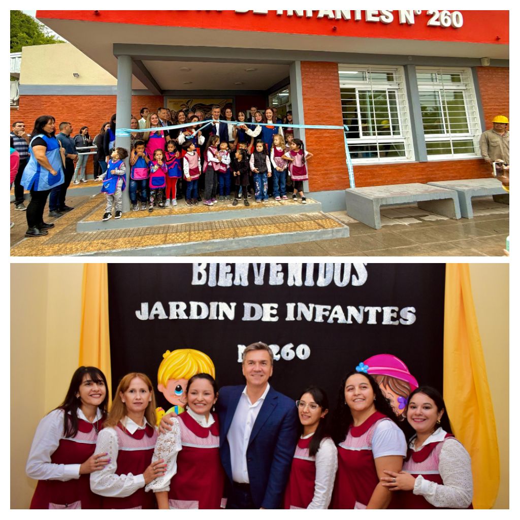 JERARQUIZAR LA EDUCACIÓN: EL GOBERNADOR ZDERO INAUGURÓ EL JARDÍN DE INFANTES N° 260 DE MACHAGAI