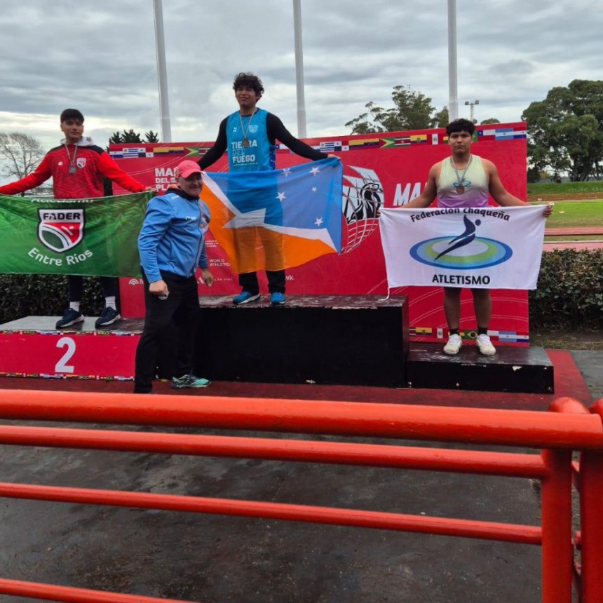 MEDALLA DE BRONCE PARA EL CHACO EN ATLETISMO