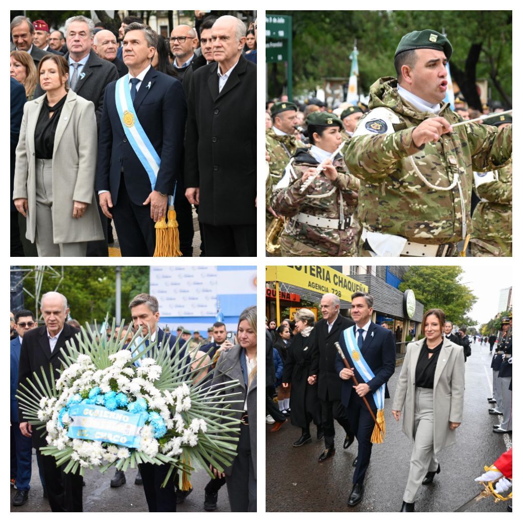 LA LLOVIZNA NO DETUVO EL HOMENAJE A BELGRANO, PERO LA PROMESA SE REPROGRAMÓ POR REGUARDO DE LOS ALUMNOS