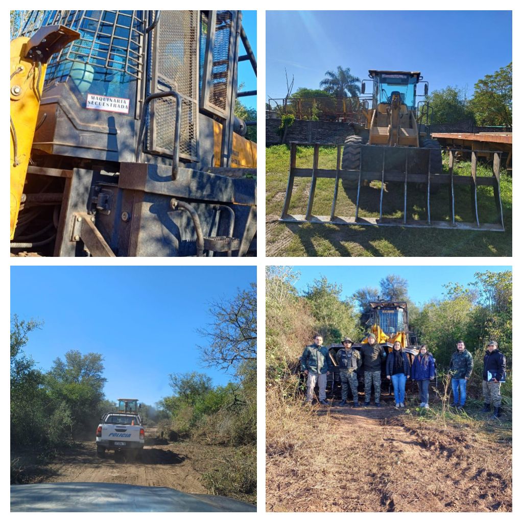 EXITOSO OPERATIVO CONTRA EL DESMONTE ILEGAL AL SUR DE PINEDO