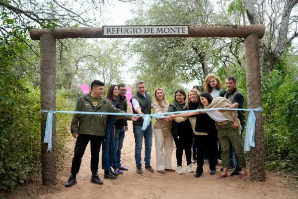 *DONDE CRECE EL TURISMO, CRECE EL TRABAJO: SE INAUGUR&Oacute; EL REFUGIO DE MONTE EN LA ARMON&Iacute;A*