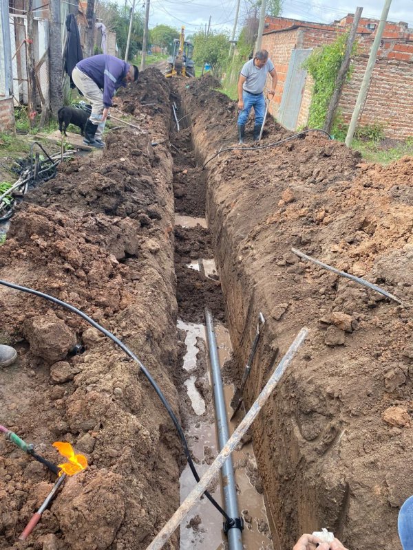 *FONTANA: AVANZA LA AMPLIACI&Oacute;N DE LA RED DE AGUA POTABLE EN EL BARRIO BANDERAS ARGENTINAS*