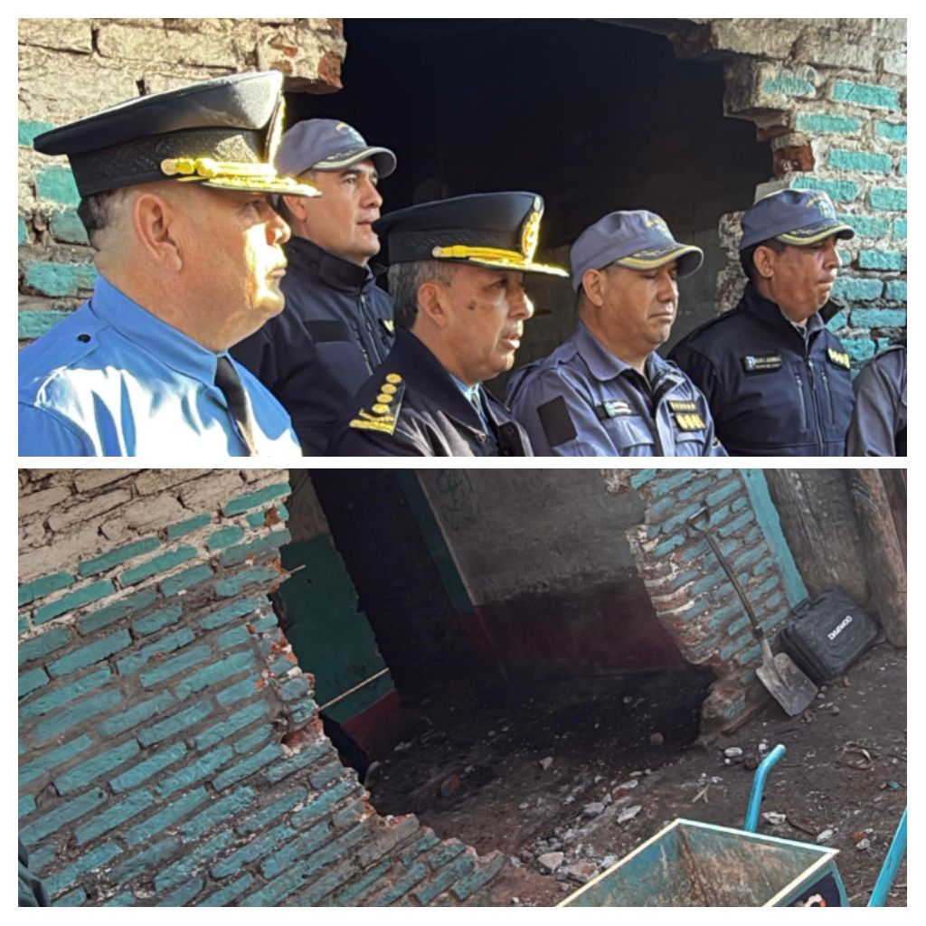 -Resistencia- DESPUÉS DE INNUMERABLES ALLANAMIENTOS, DEMOLIERON UN BÚNKER DE DROGAS EN VILLA PROSPERIDAD