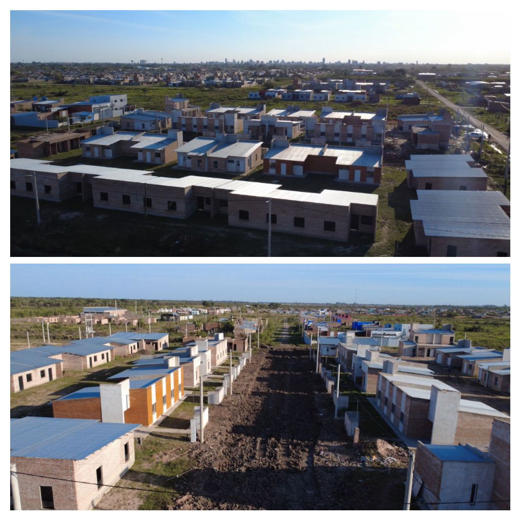 PROGRAMA PROVINCIAL DE VIVIENDAS: AVANZAN LAS OBRAS EN LA CHACRA 214 DE RESISTENCIA