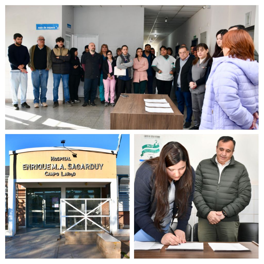 CAMPO LARGO: DANIELA FERNÁNDEZ BLAHO ASUMIÓ COMO DIRECTORA DEL HOSPITAL “ENRIQUE SAGARDUY