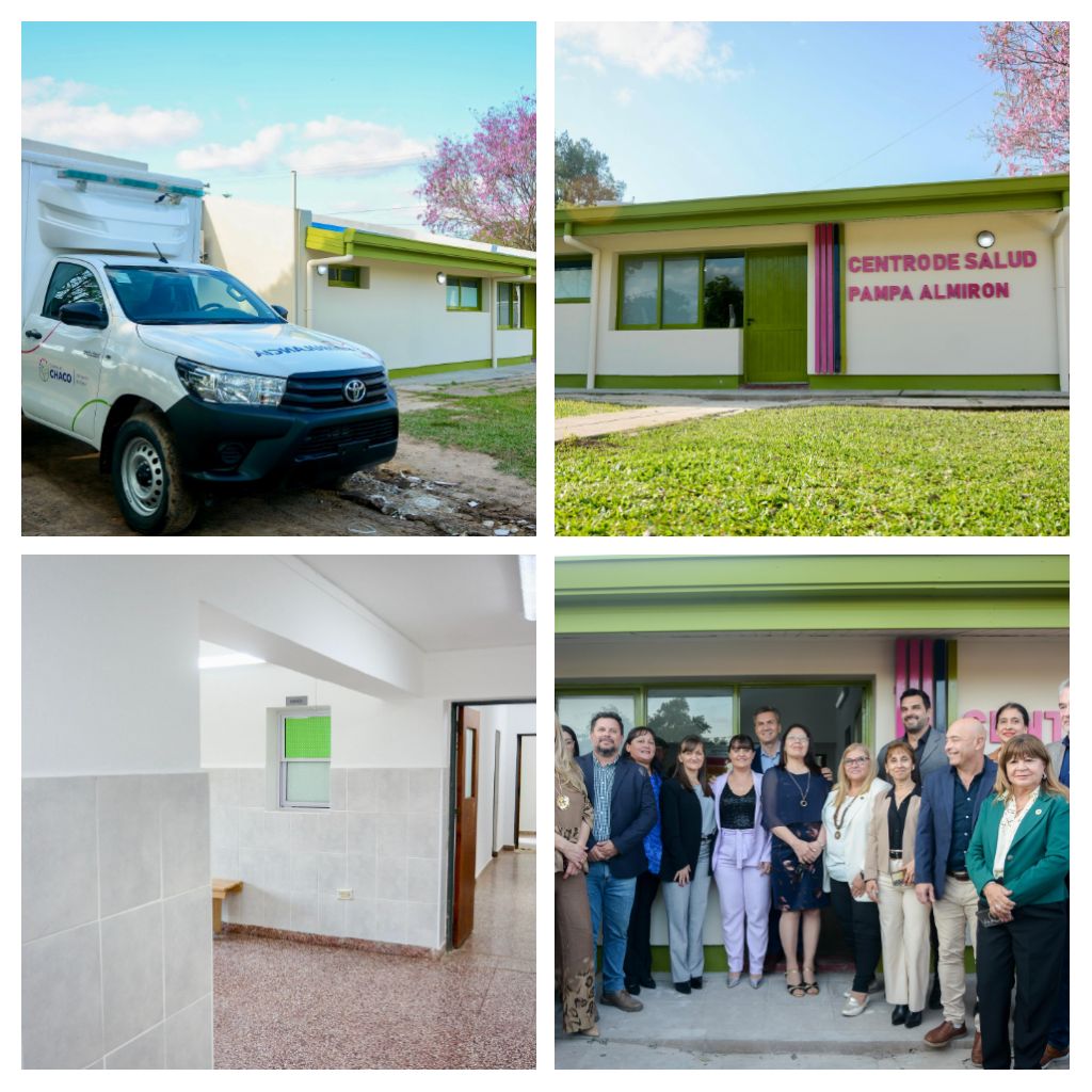 UN ANTES Y UN DESPUÉS EN PAMPA ALMIRÓN: QUEDÓ INAUGURADO ‘A NUEVO’ EL CENTRO DE SALUD N° 2