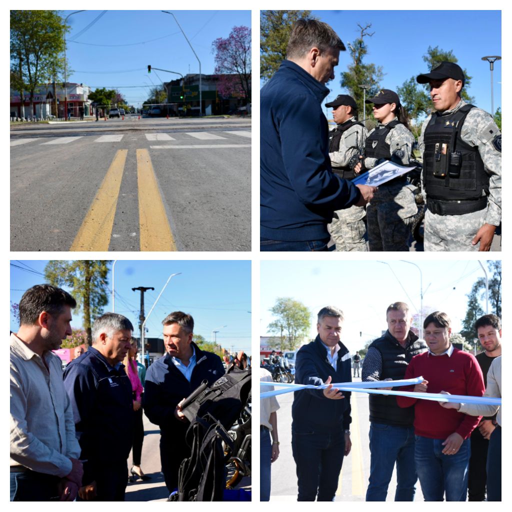 *Quitilipi : repavimentación historica y nuevos equipamientos para la policía 