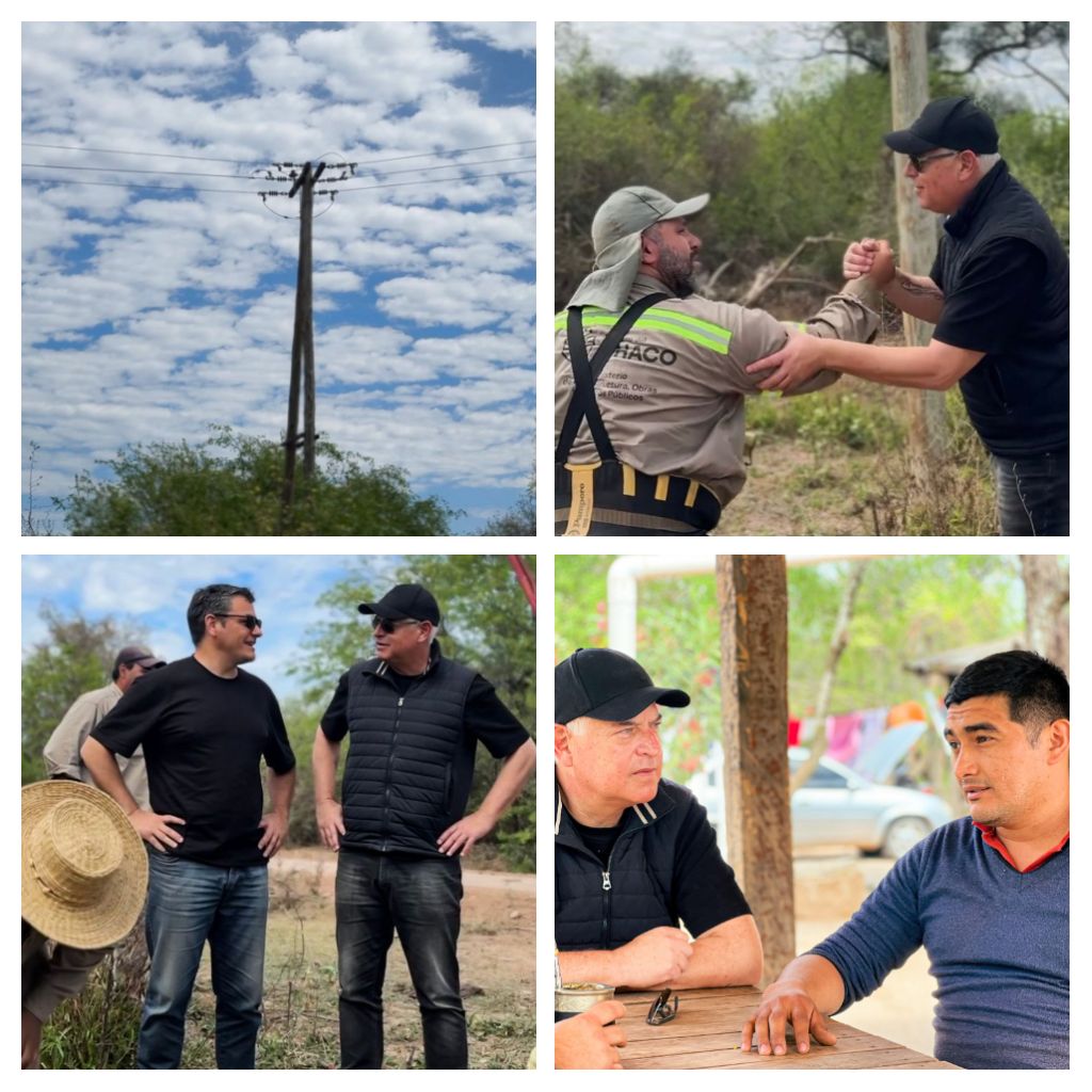 ENERGÍA PARA MÁS FAMILIAS DE EL IMPENETRABLE: EL GOBIERNO PROVINCIAL CONCRETÓ UNA OBRA CLAVE EN MIRAFLORES