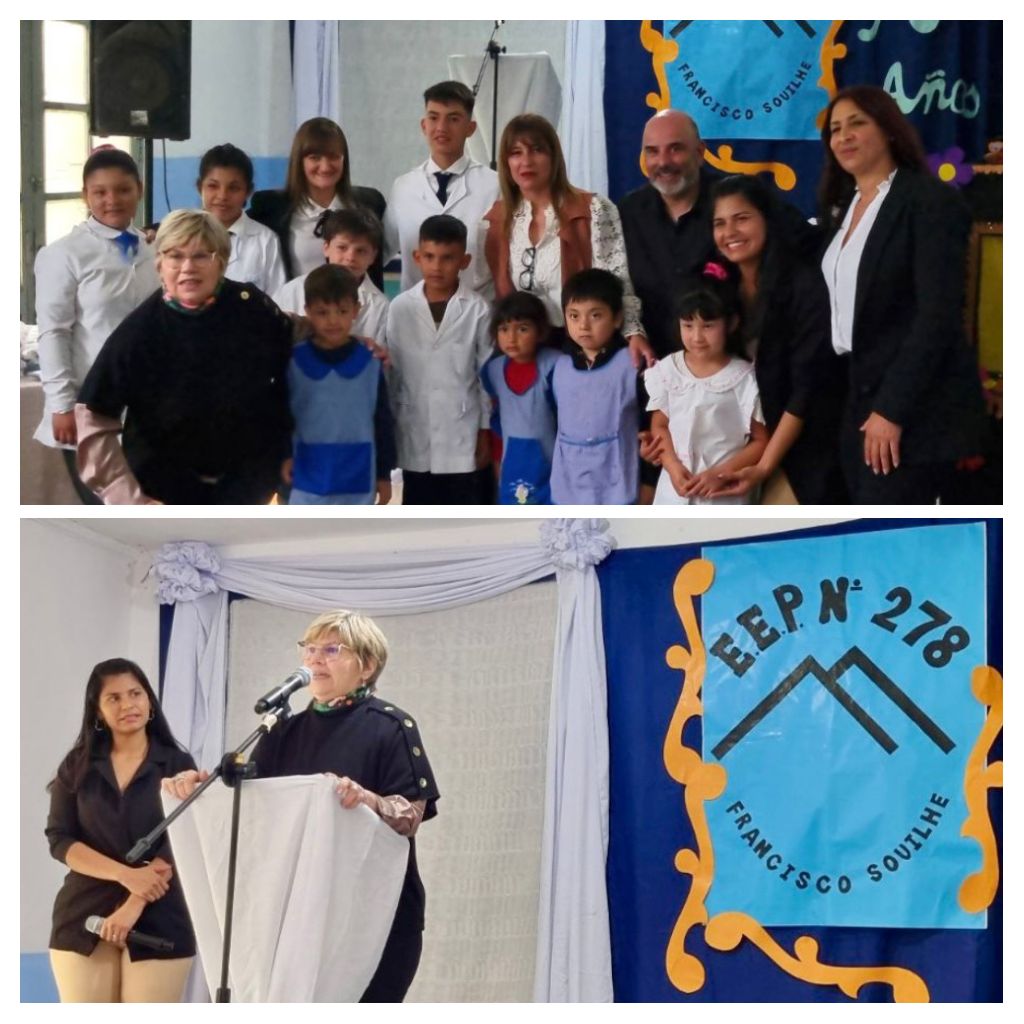 Eduvigis: el gobierno provincial acompaño los 90 años de la escuela °278°