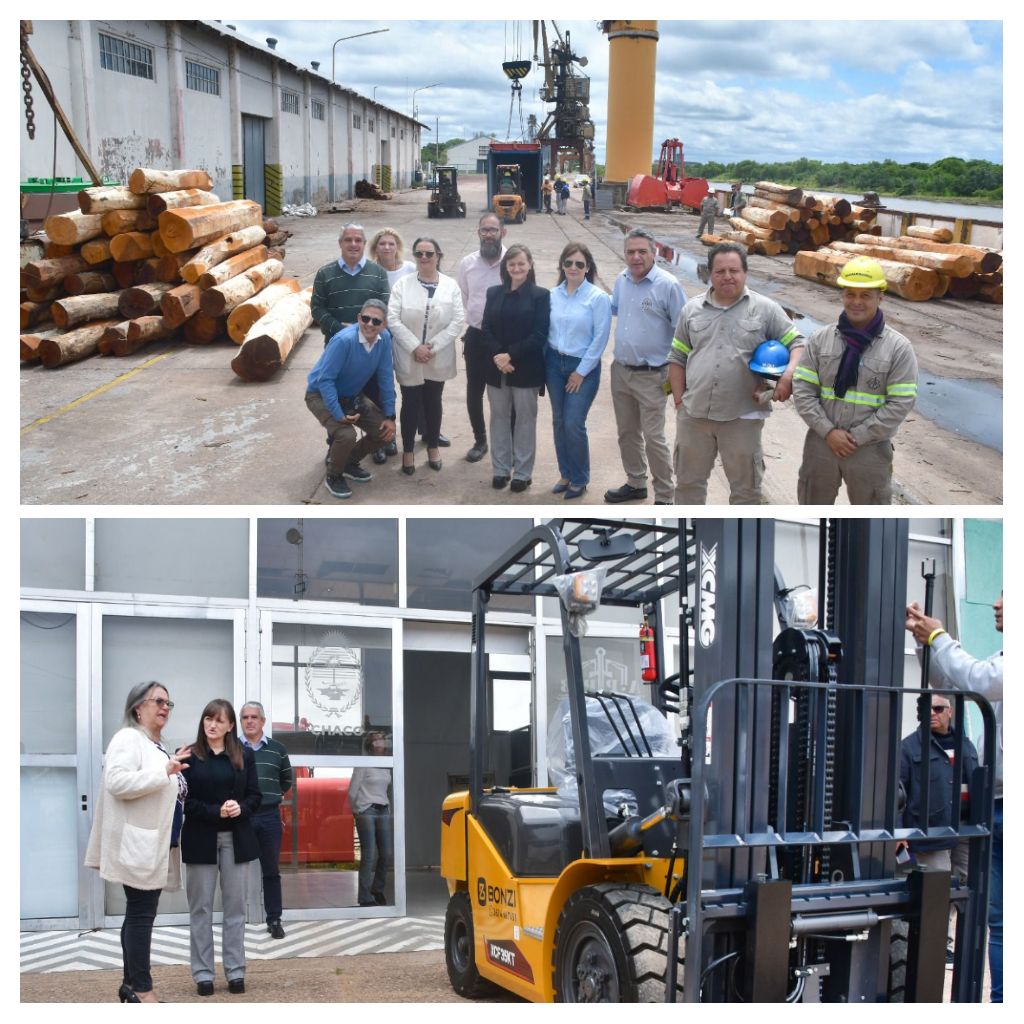 El puerto de barranqueras incorporo nuevo equipamiento para fortalecer el servicio al sector productivo