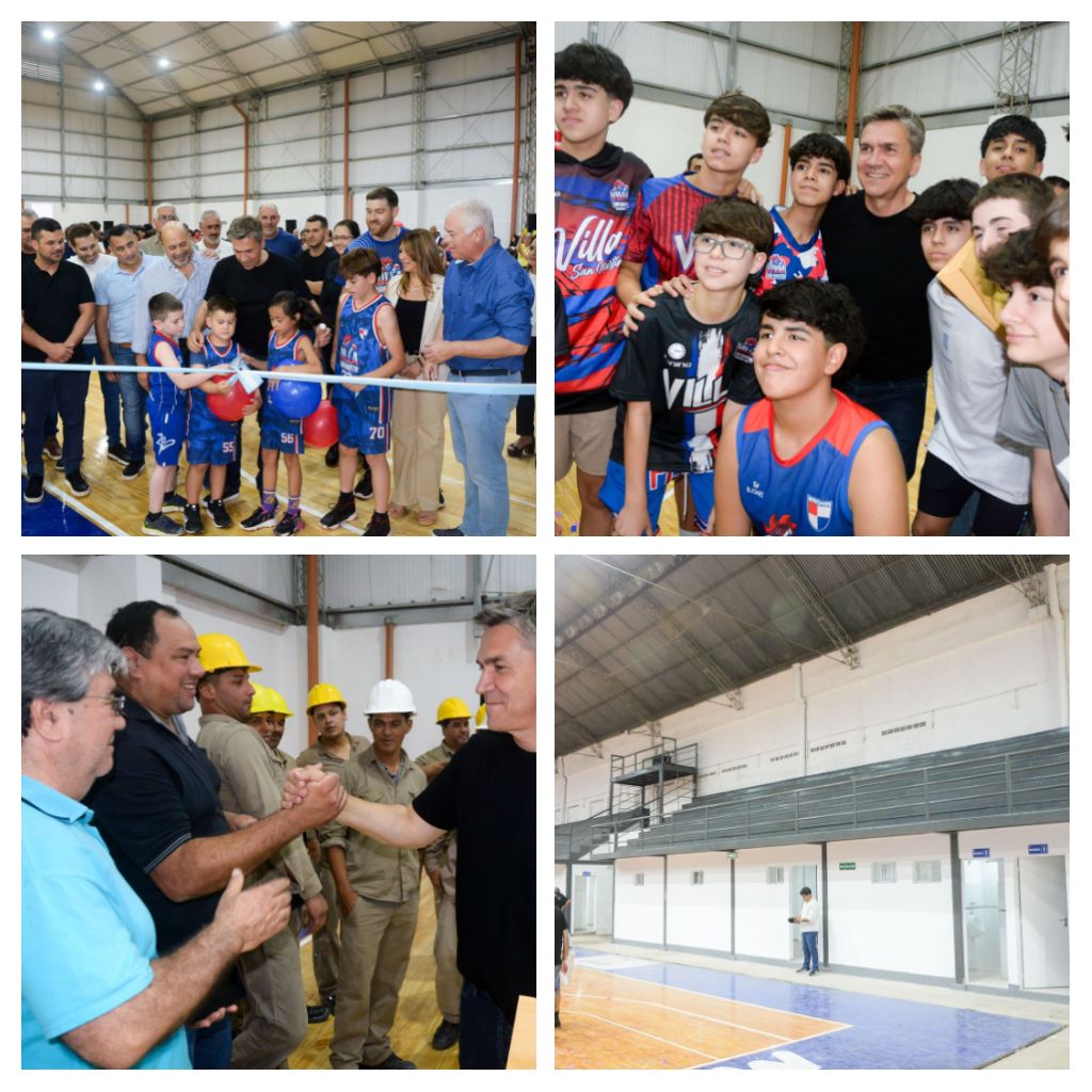 EL GOBERNADOR ZDERO INAUGURÓ LAS OBRAS DE REFACCIÓN Y AMPLIACIÓN DEL CLUB VILLA SAN MARTÍN