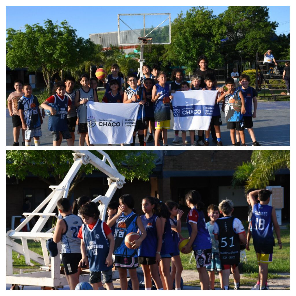 *EL INSTITUTO DEL DEPORTE CHAQUEÑO INVITA A SUMARSE A LAS CLASES GRATUITAS DE BÁSQUET EN EL POLIDEPORTIVO JAIME ZAPATA*