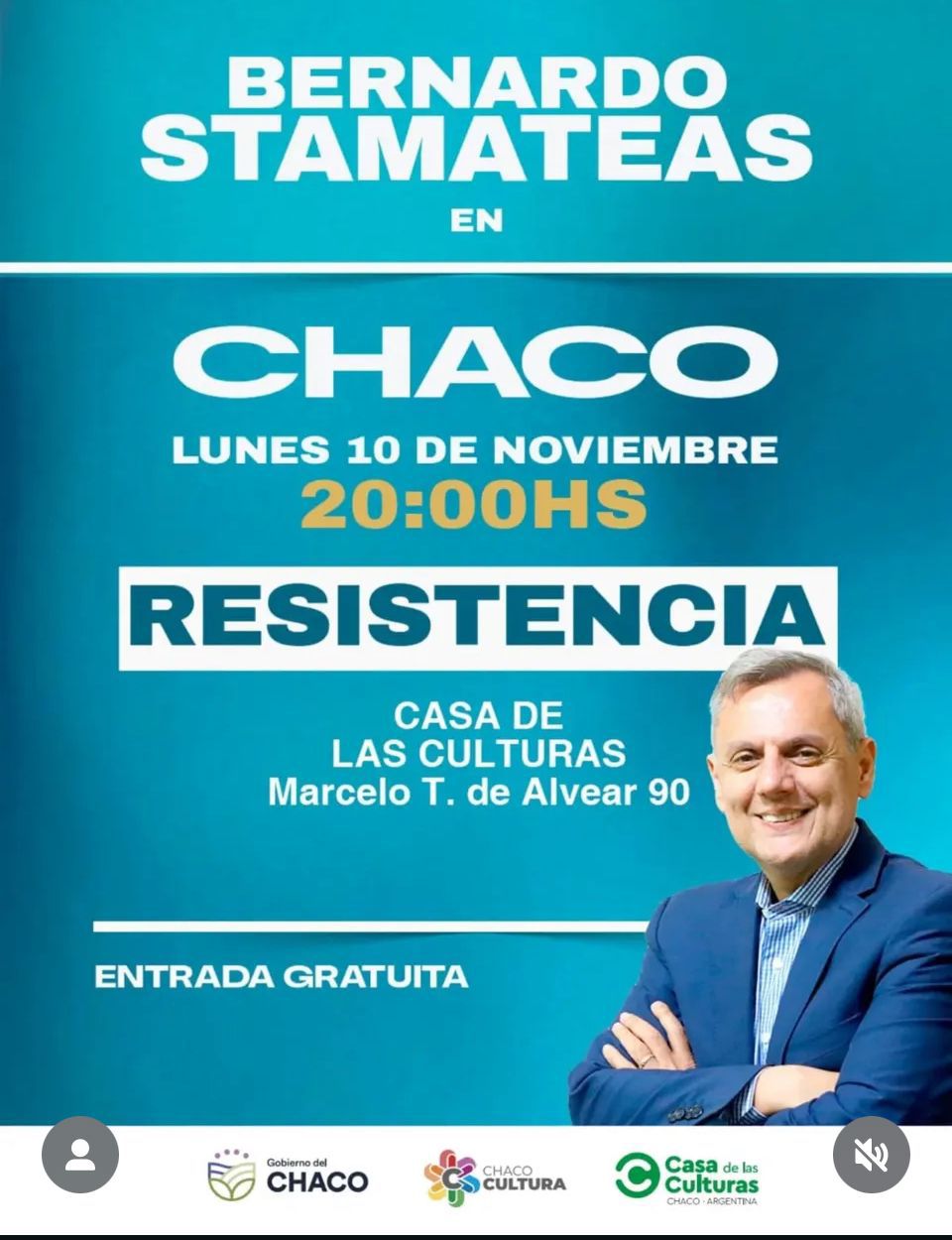 El reconocido escritor y conferencista, Bernardo Stamateas, se presenta en Resistencia 