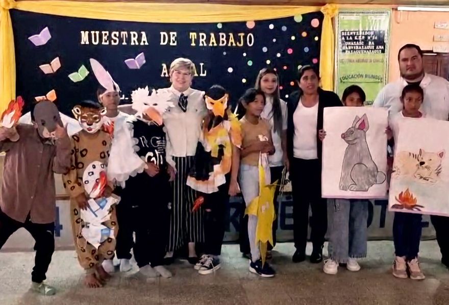 *educación destacó la muestra anual pedagógica de la escuela primaria n°14 de colonia aborigen*